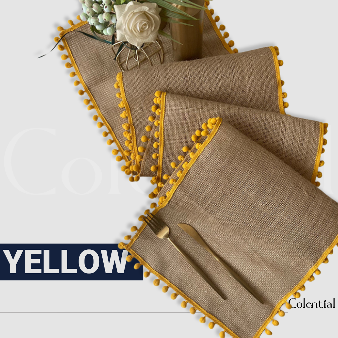 Colential Table Decoration Jule Flag - K1223