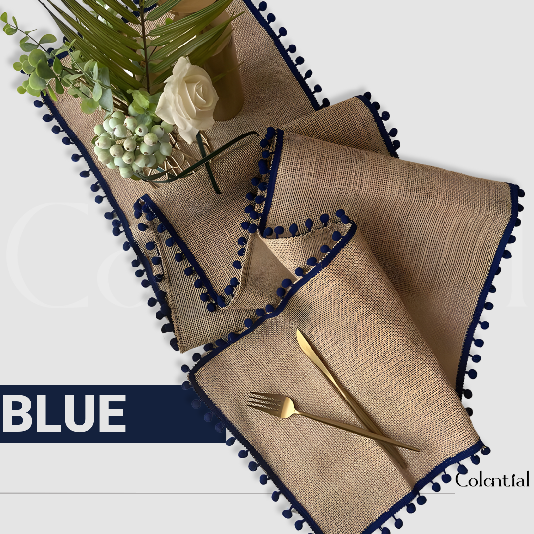Colential Table Decoration Jule Flag - K1223