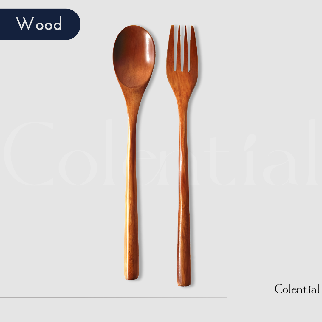 Colential Premium Kitchen Wooden Bamboo Utensil | Avaialble in Pack of 1-10 - K1209