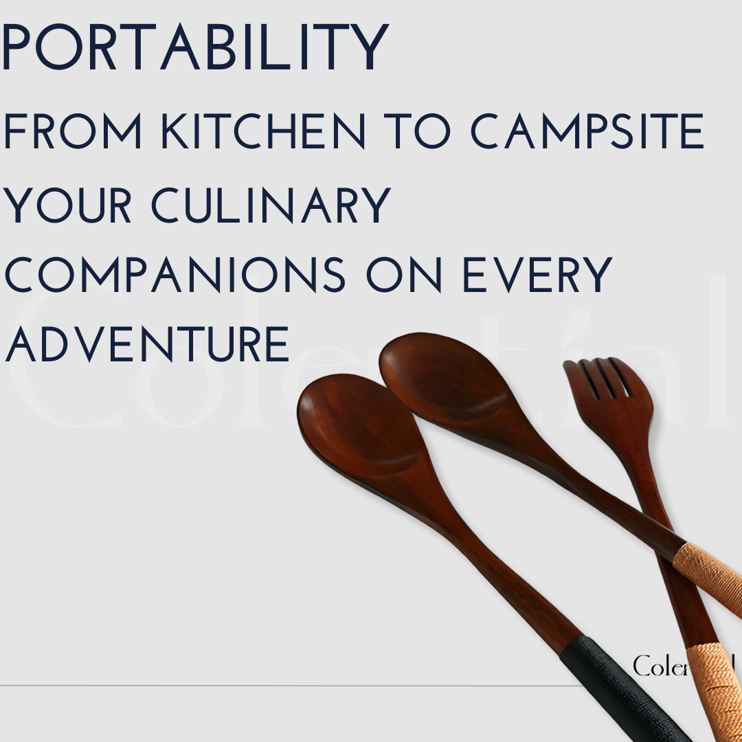 Colential Premium Kitchen Wooden Bamboo Utensil | Avaialble in Pack of 1-10 - K1209