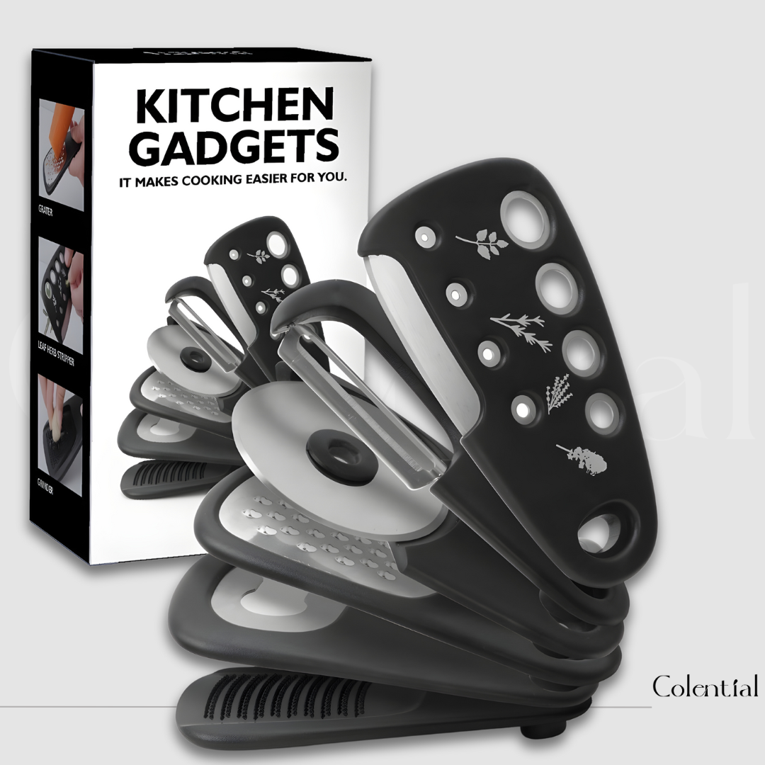 Colential Multi-Purpose Kitchen Gadget | Stainless Steel | Portable | Secure Grip - K2973