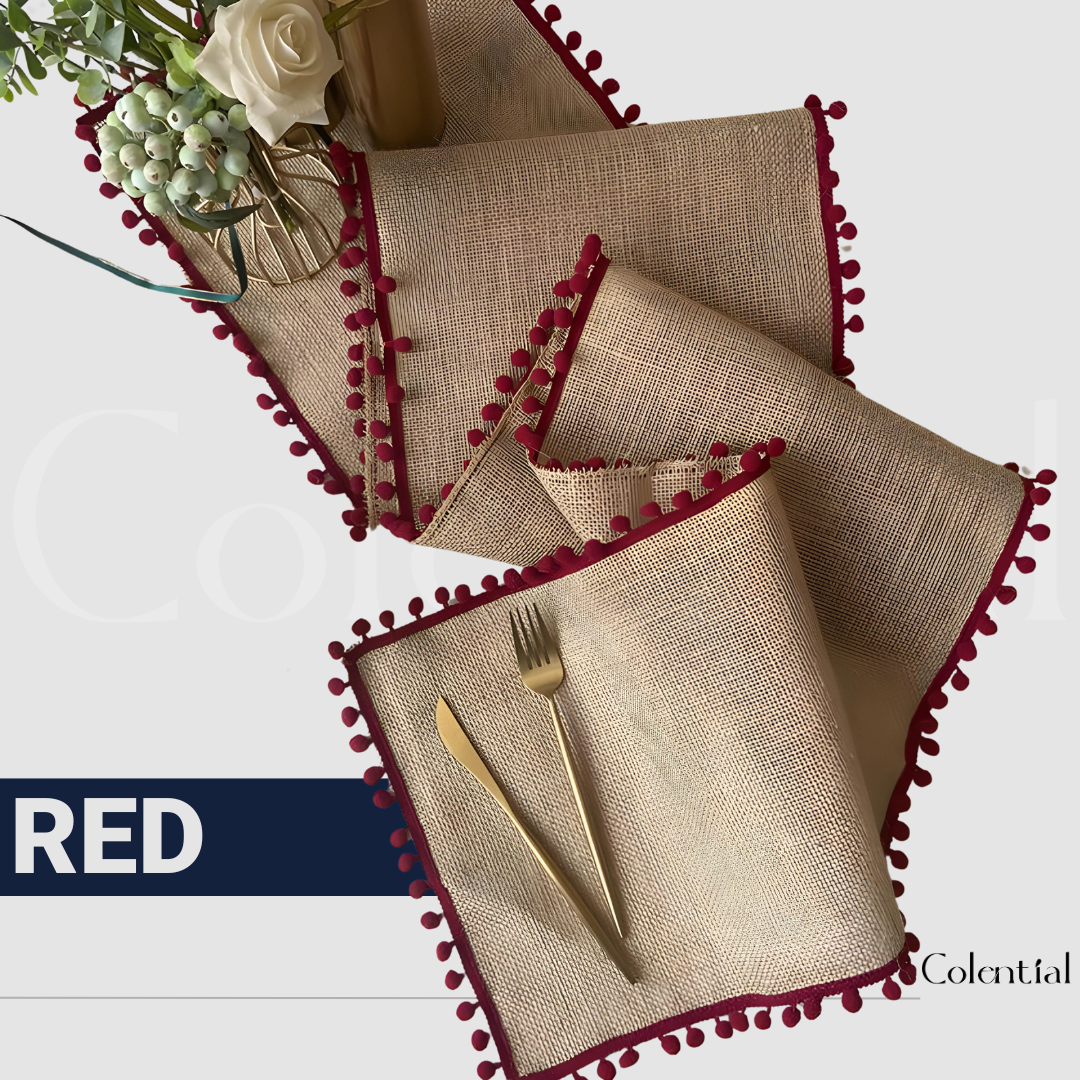 Colential Table Decoration Jule Flag - K1223