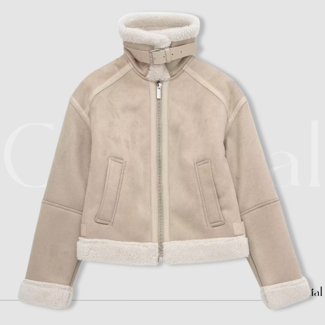 Colential Women's Suede Jacket - C9003
