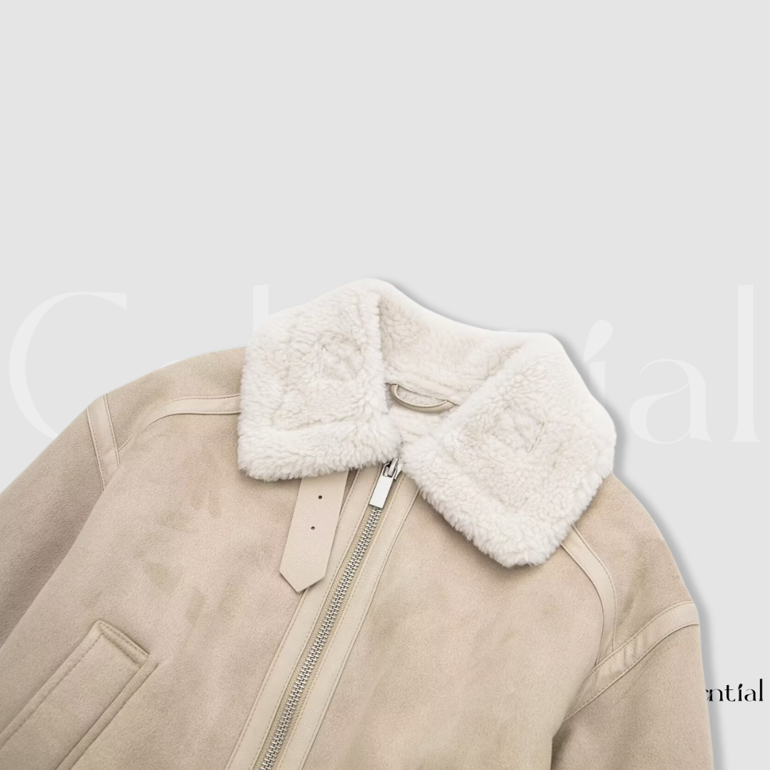 Colential Women's Suede Jacket - C9003