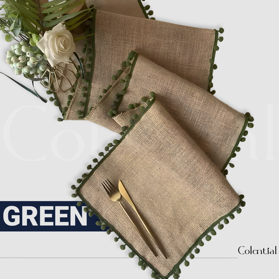 Colential Table Decoration Jule Flag - K1223