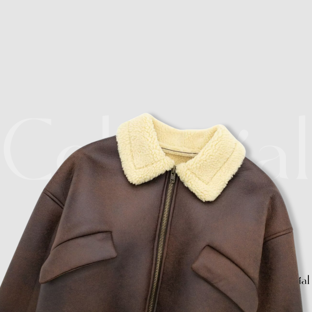 Colential Zipper Double-Sided Flight Jacket - C9002