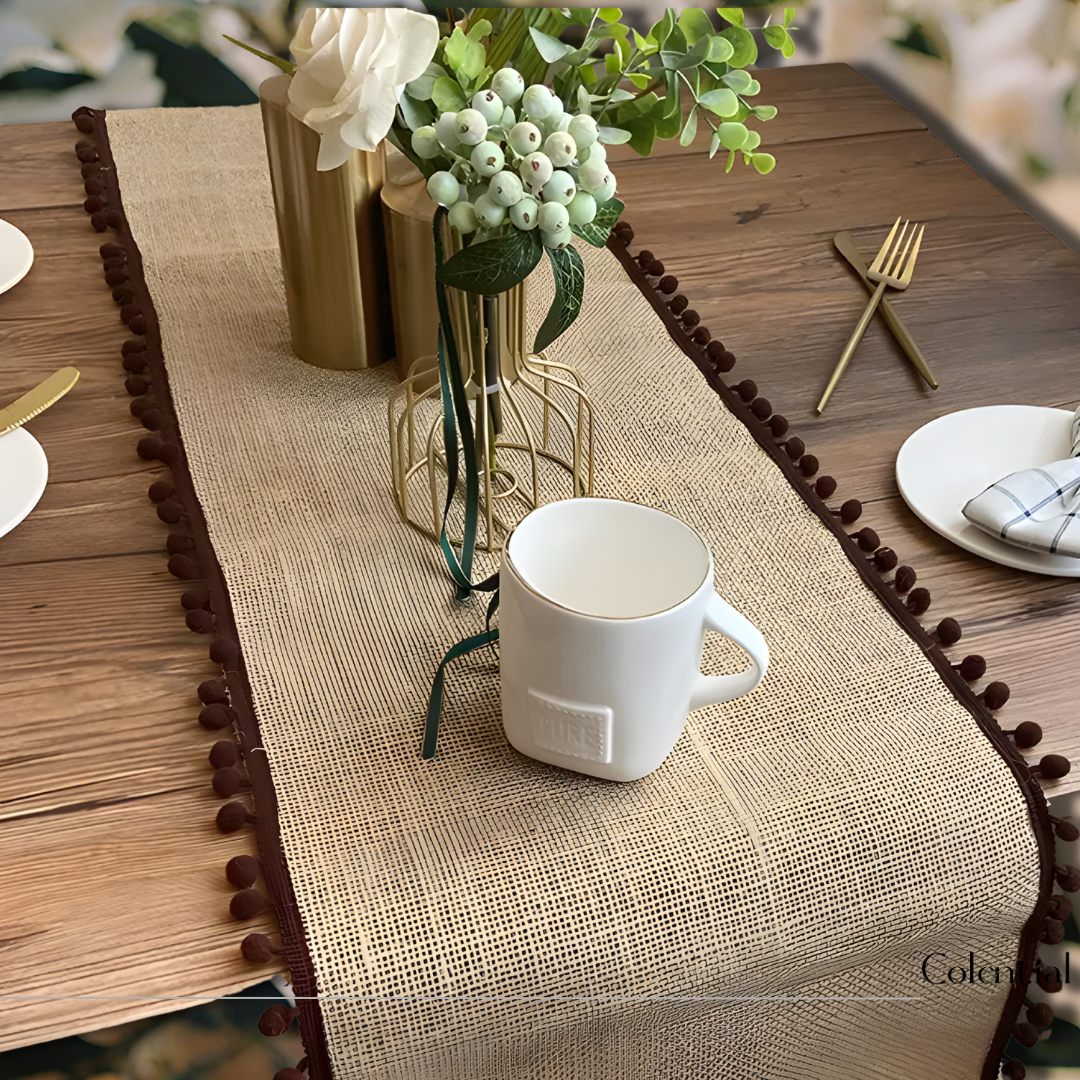 Colential Table Decoration Jule Flag - K1223