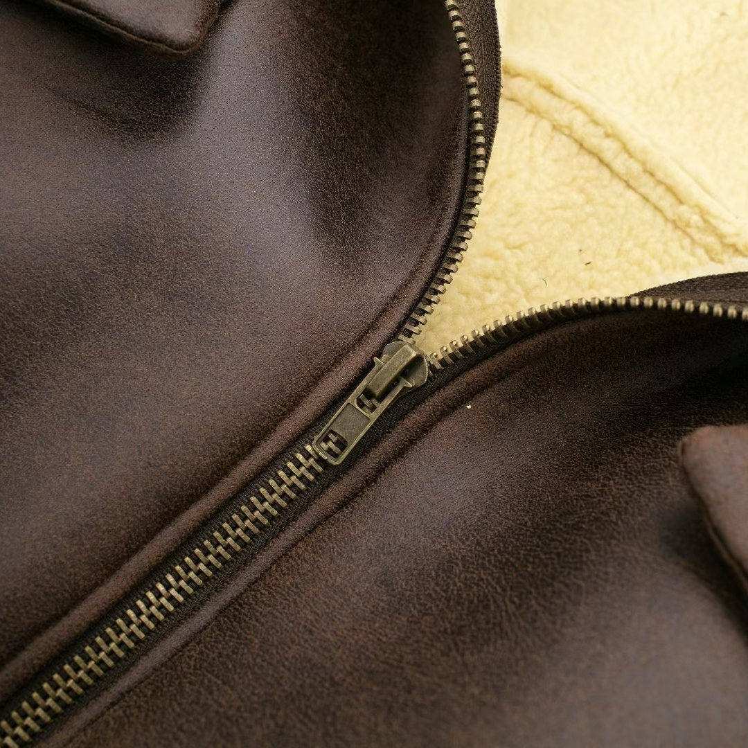 Colential Zipper Double-Sided Flight Jacket - C9002