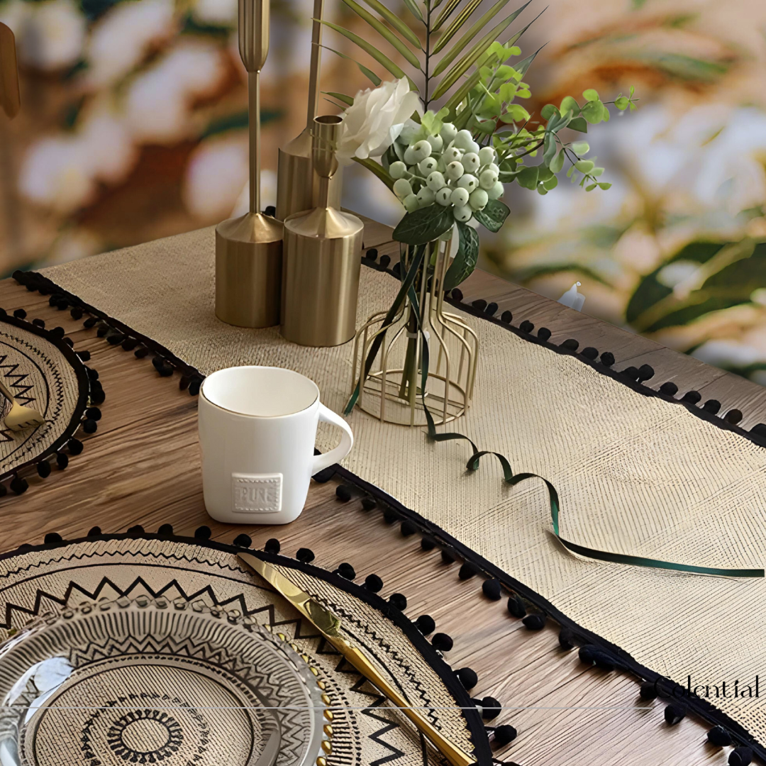 Colential Table Decoration Jule Flag - K1223