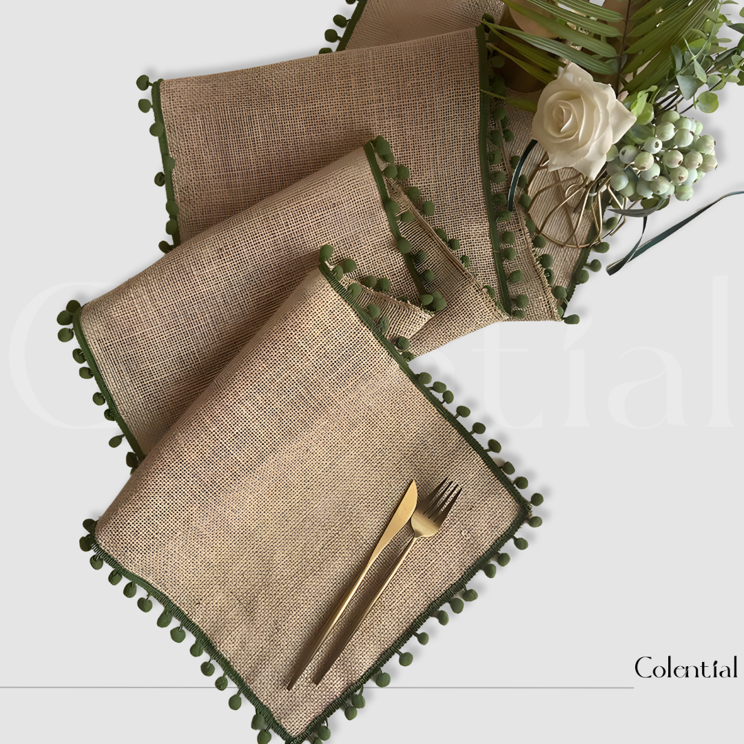 Colential Table Decoration Jule Flag - K1223