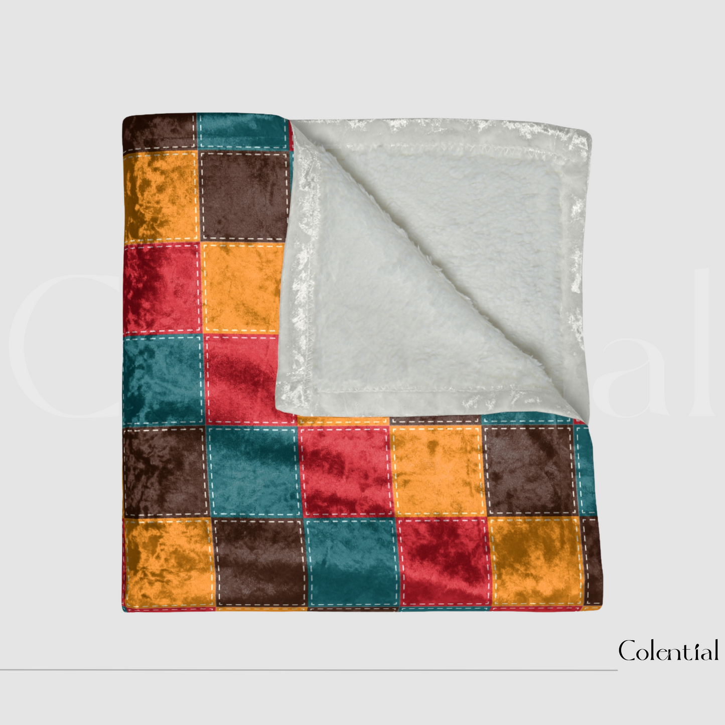 Colential Crushed Velvet Blanket - BV008