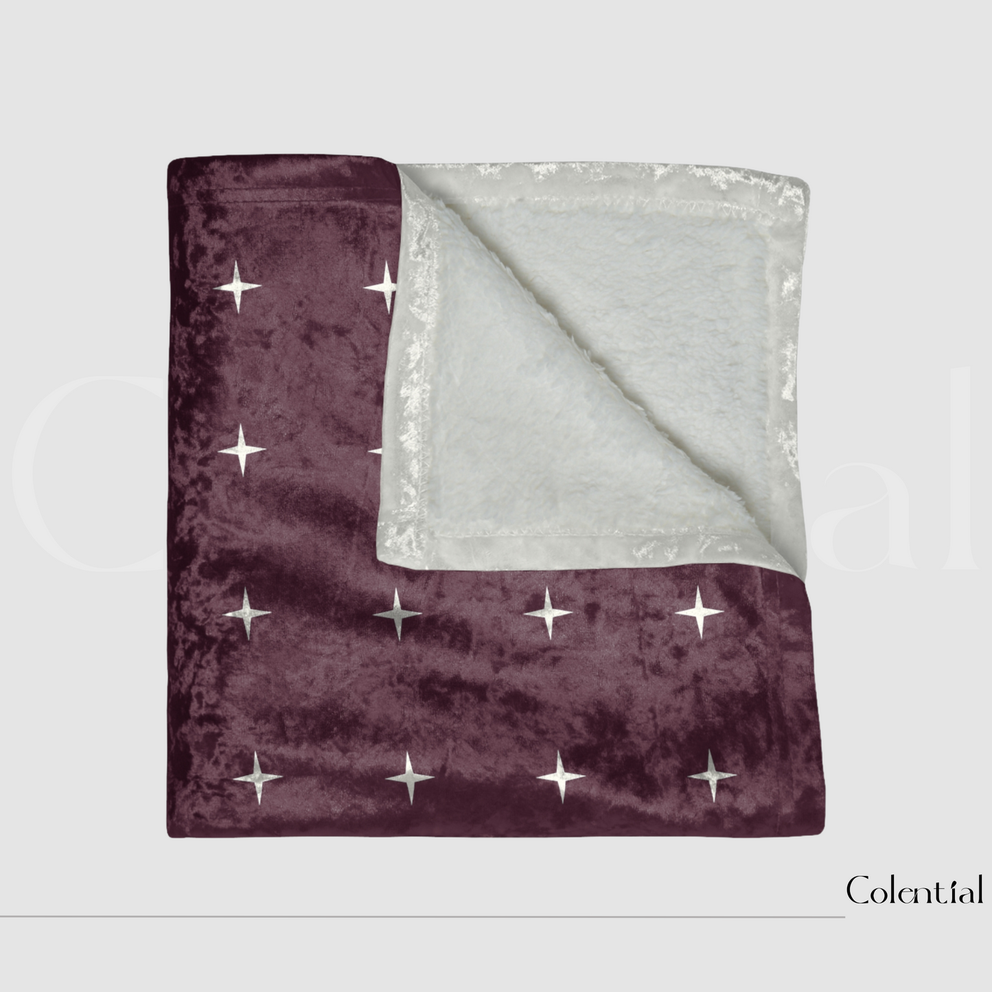 Colential Crushed Velvet Blanket - BV013