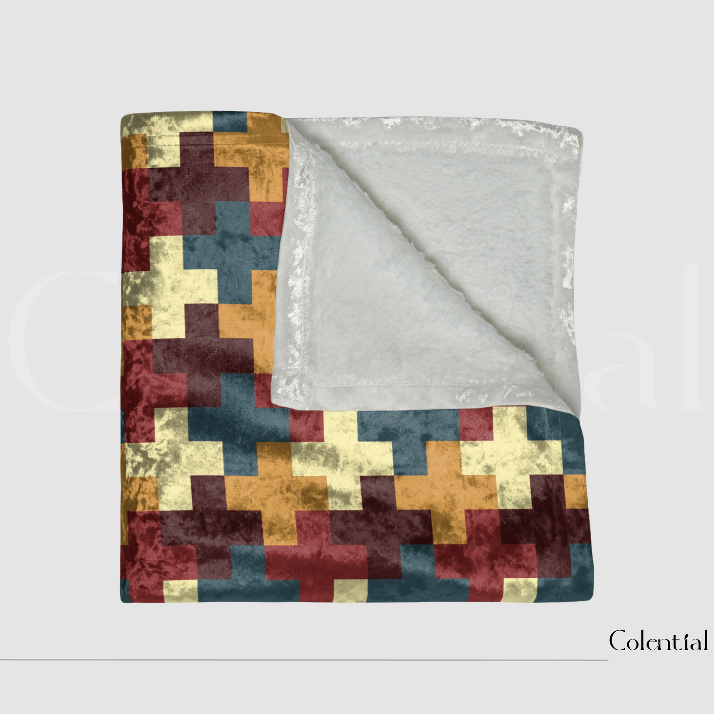 Colential Crushed Velvet Blanket - BV003