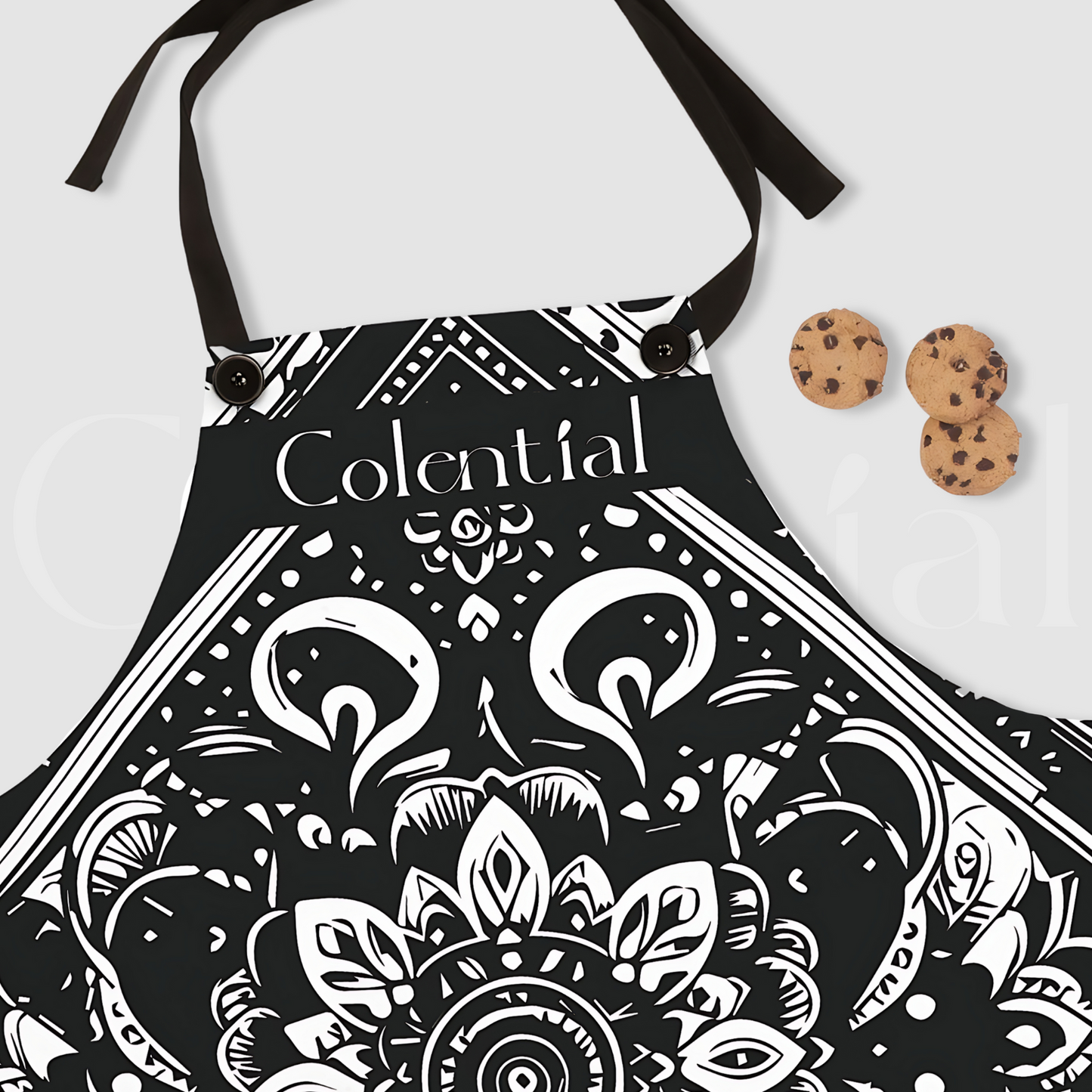 Colential Kitchen Polyester Uni-Sex Apron - K0312