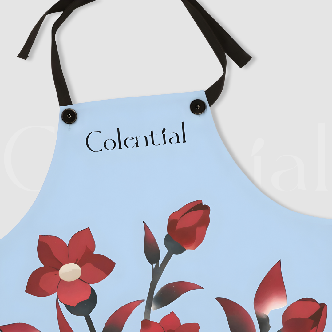 Colential Kitchen Polyester Uni-Sex Apron - K0304