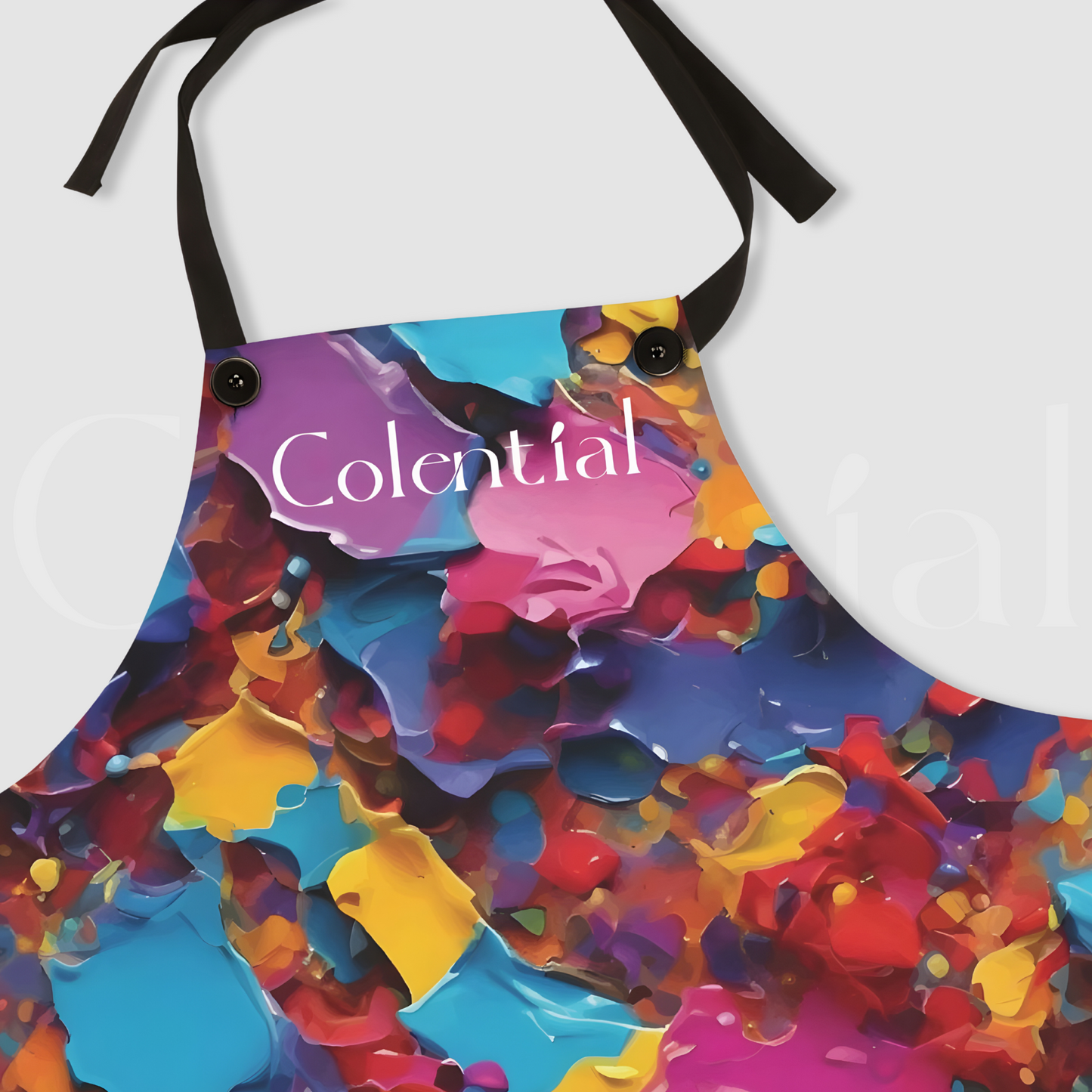 Colential Kitchen Polyester Uni-Sex Apron - K0306