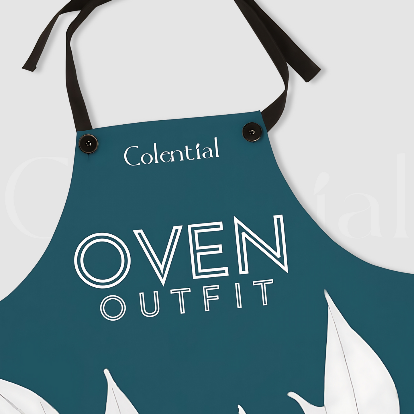 Colential Kitchen Polyester Uni-Sex Apron - K0316