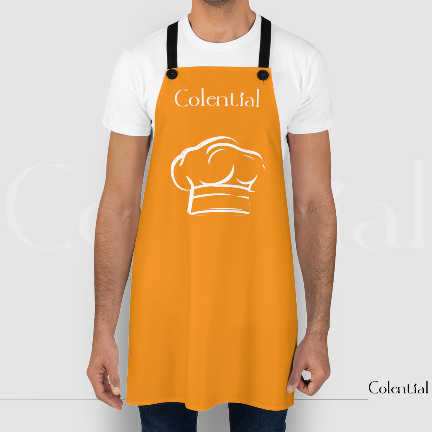 Colential Kitchen Polyester Uni-Sex Apron - K0310