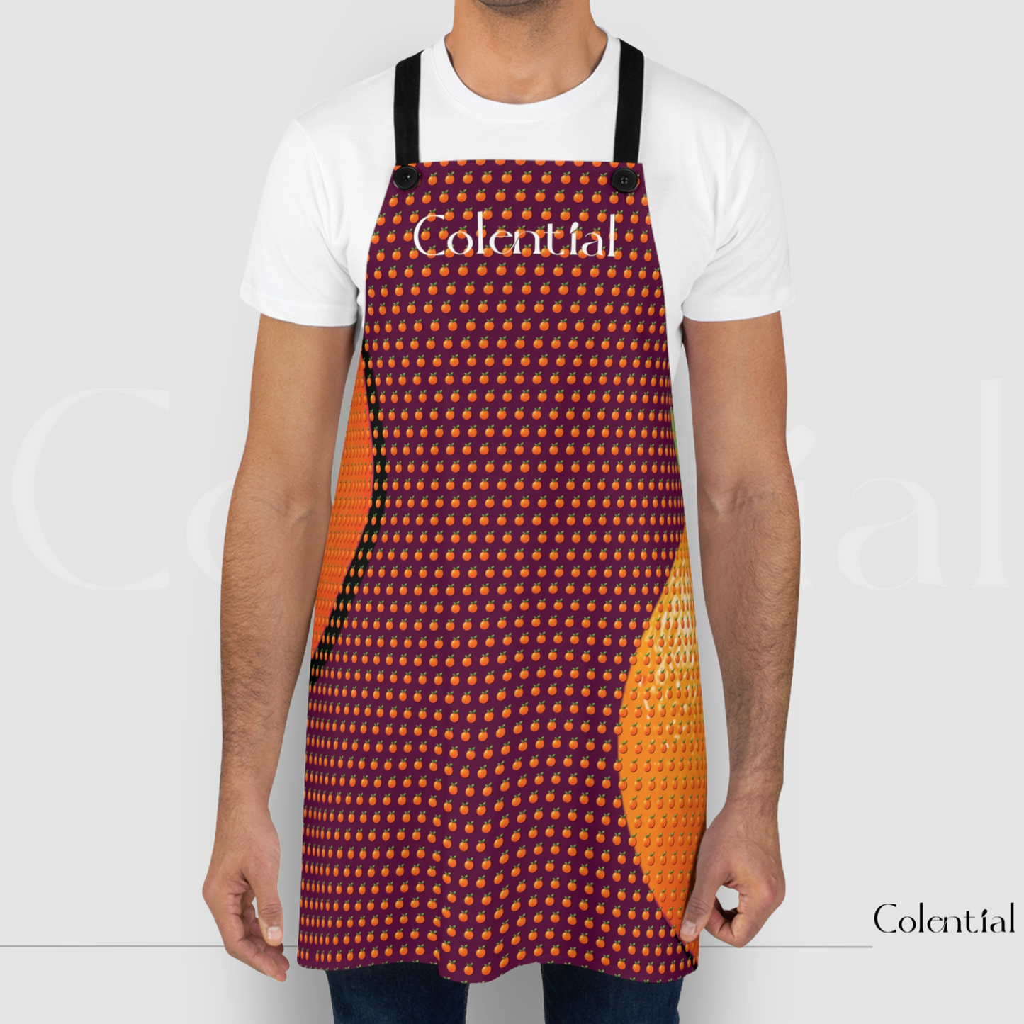 Colential Kitchen Polyester Uni-Sex Apron - K0311