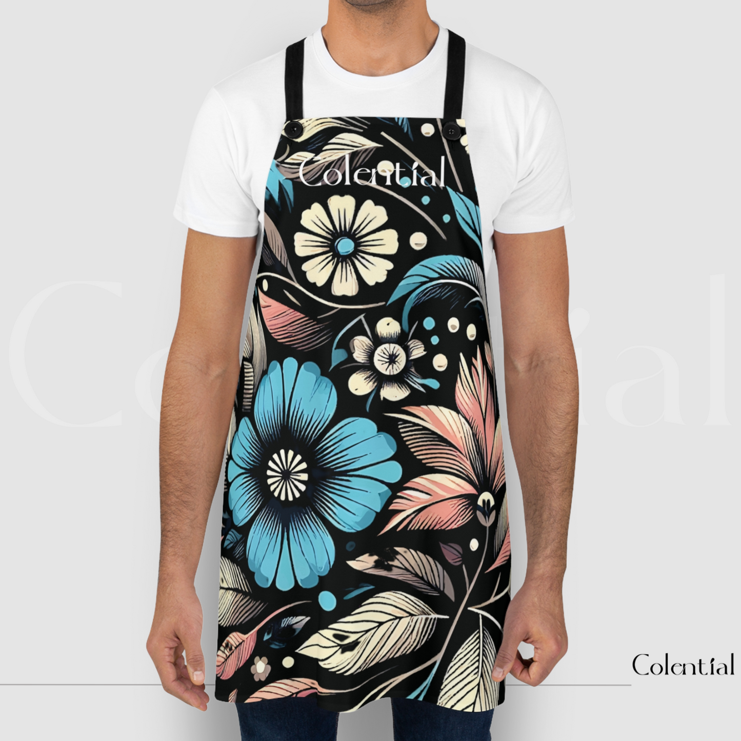 Colential Kitchen Polyester Uni-Sex Apron - KO313