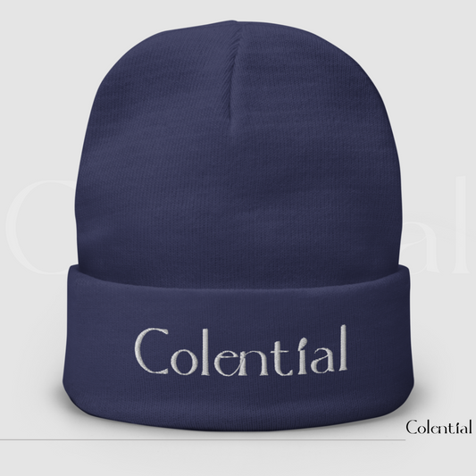 Colential Embroidered Knit Beanie - CR902