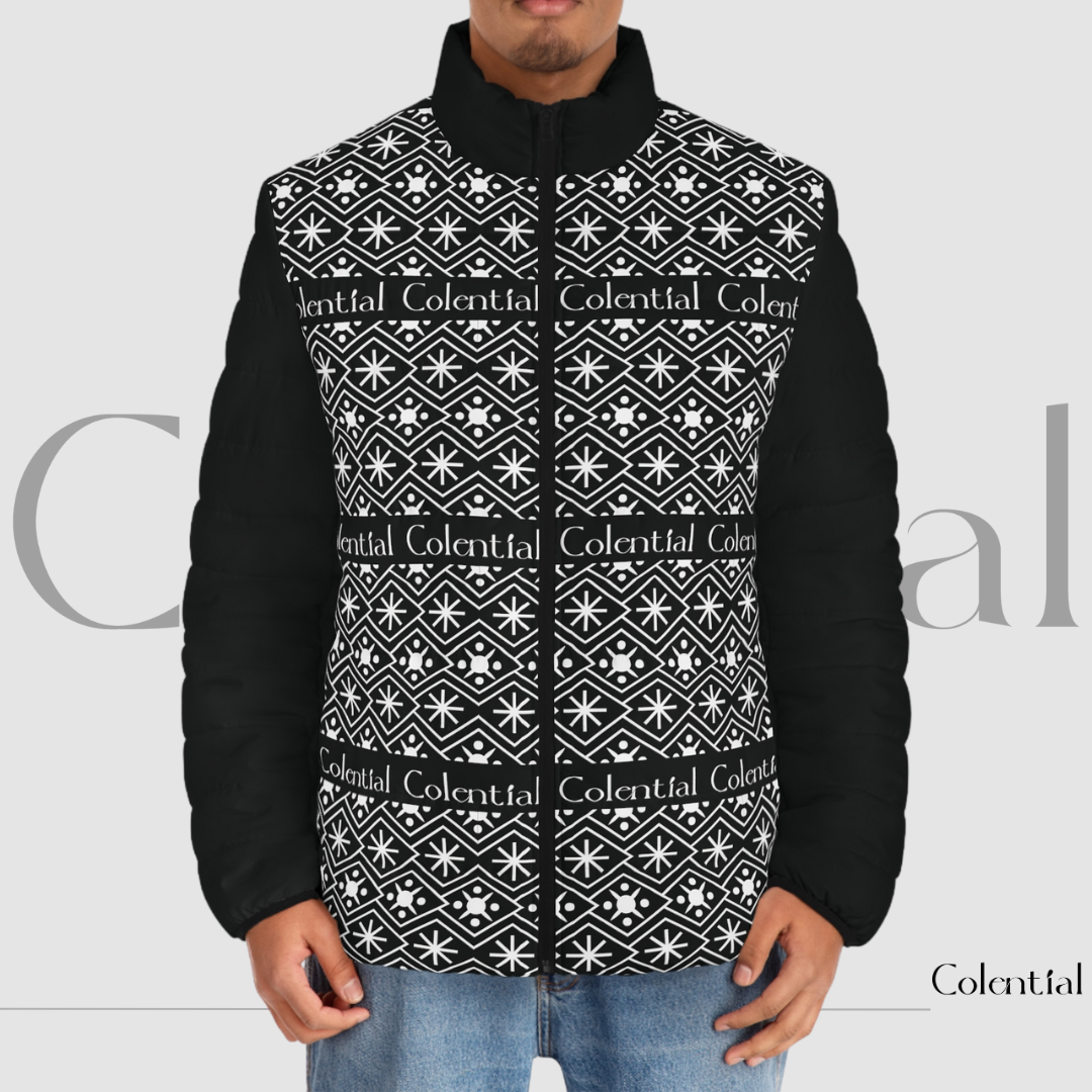 Colential Men's AOP Puffer Jacket - CQ001