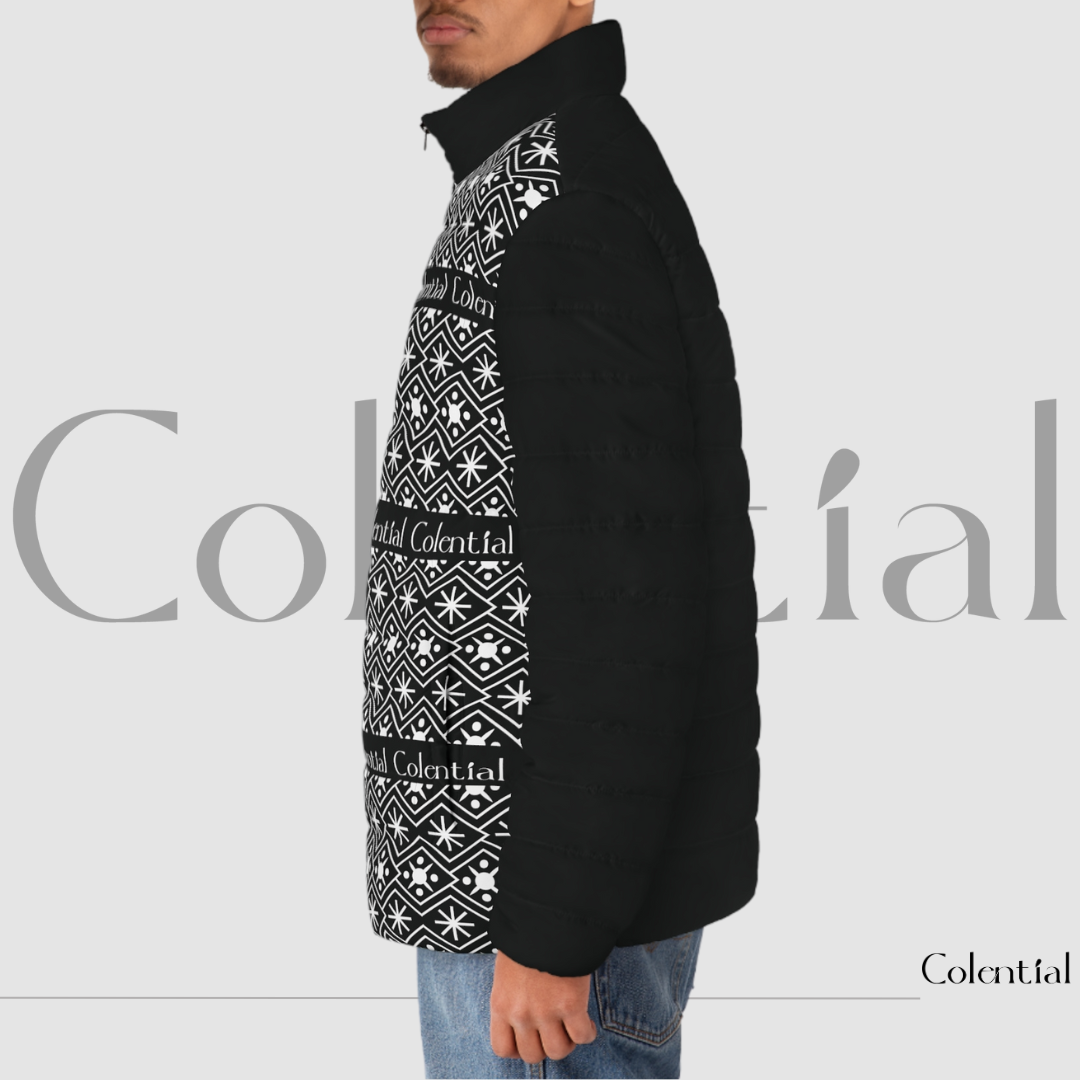 Colential Men's AOP Puffer Jacket - CQ001