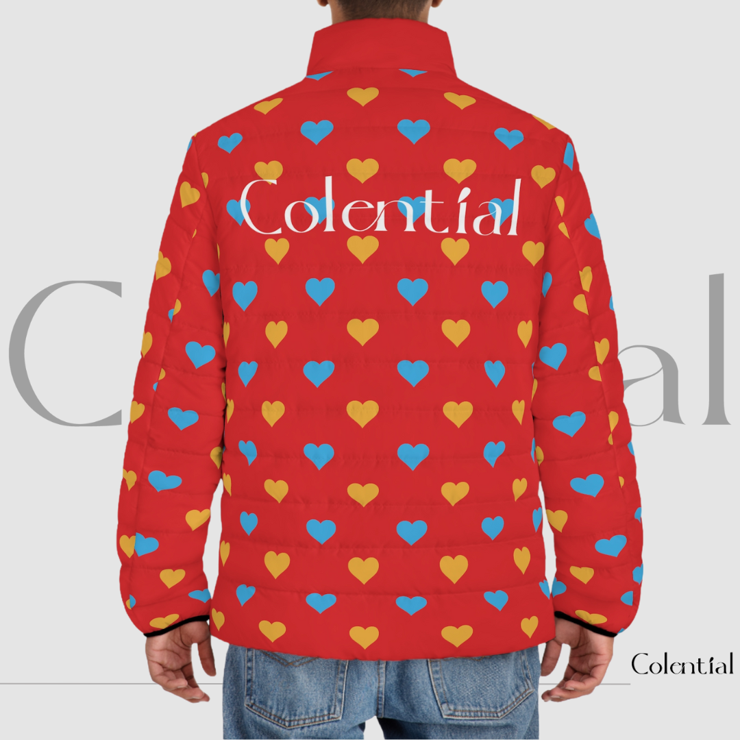 Colential Men's AOP Puffer Jacket - CQ013