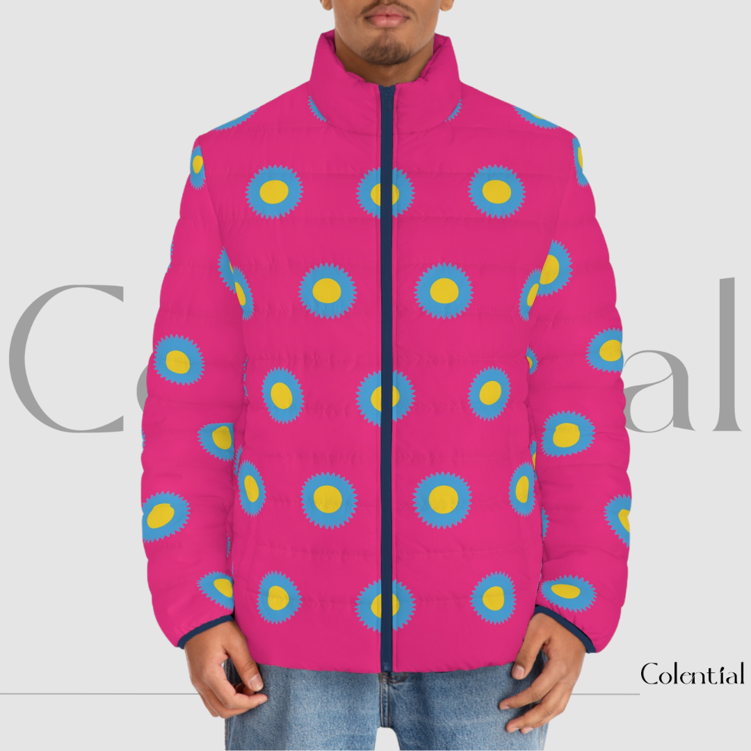 Colential Men's AOP Puffer Jacket - CQ004