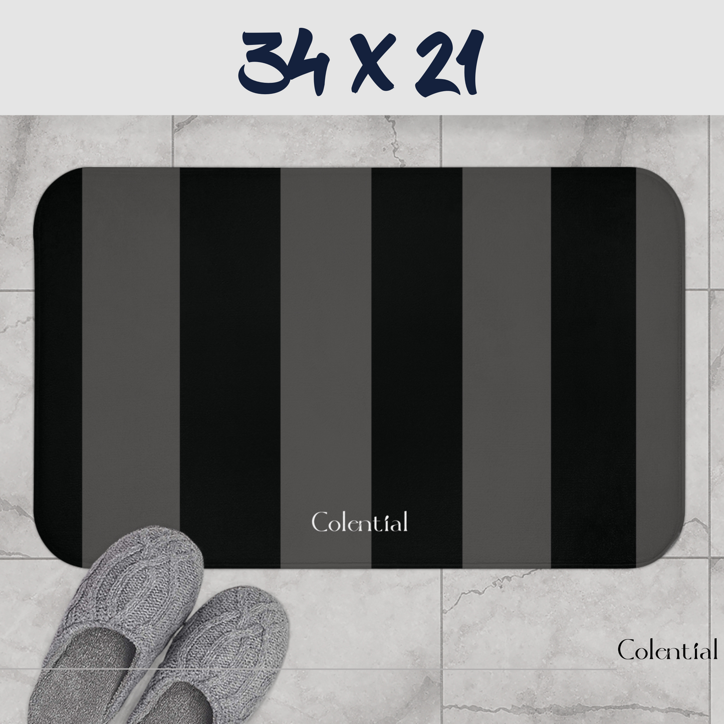 Colential Microfiber Bath Mat - BM007