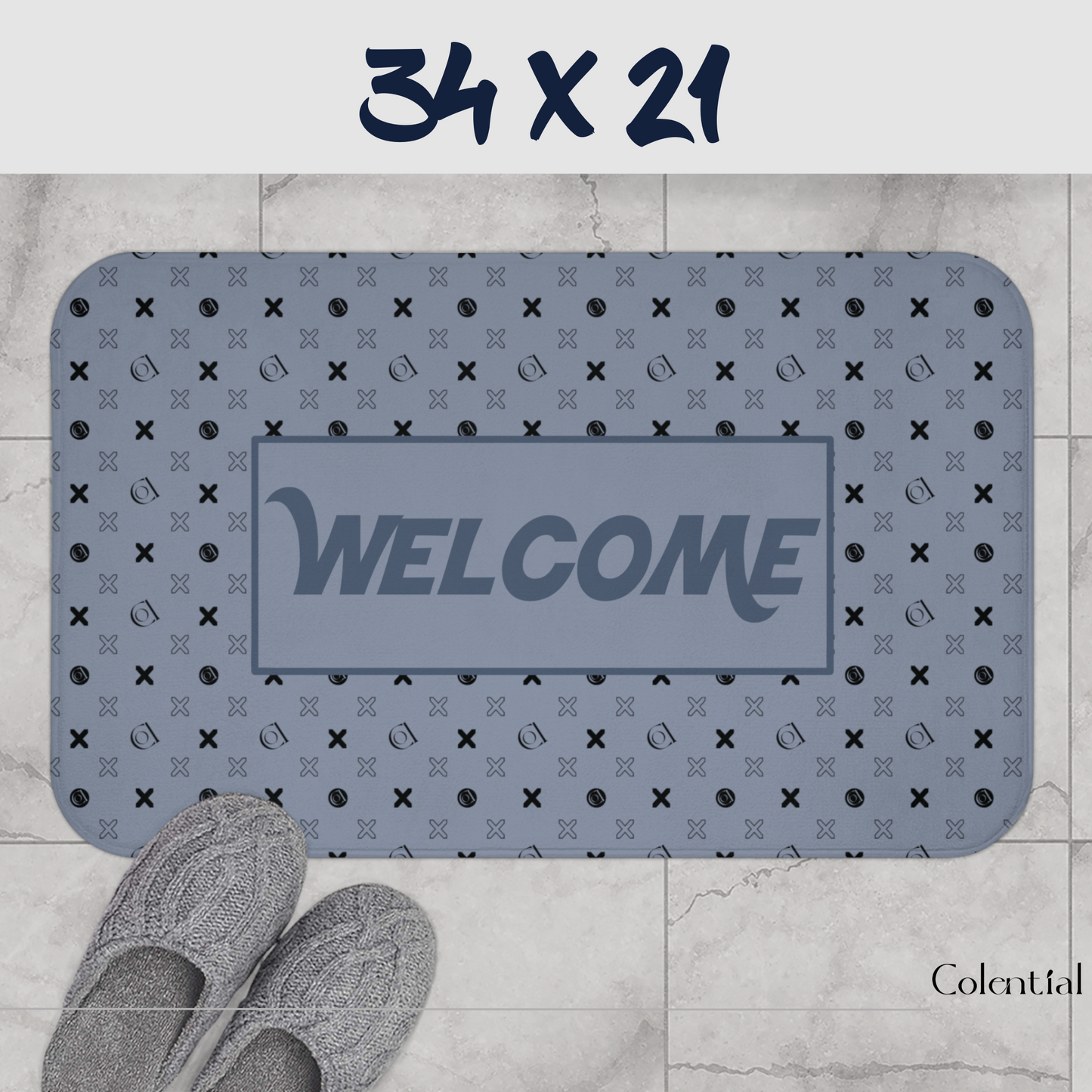 Colential Microfiber Bath Mat - BM012