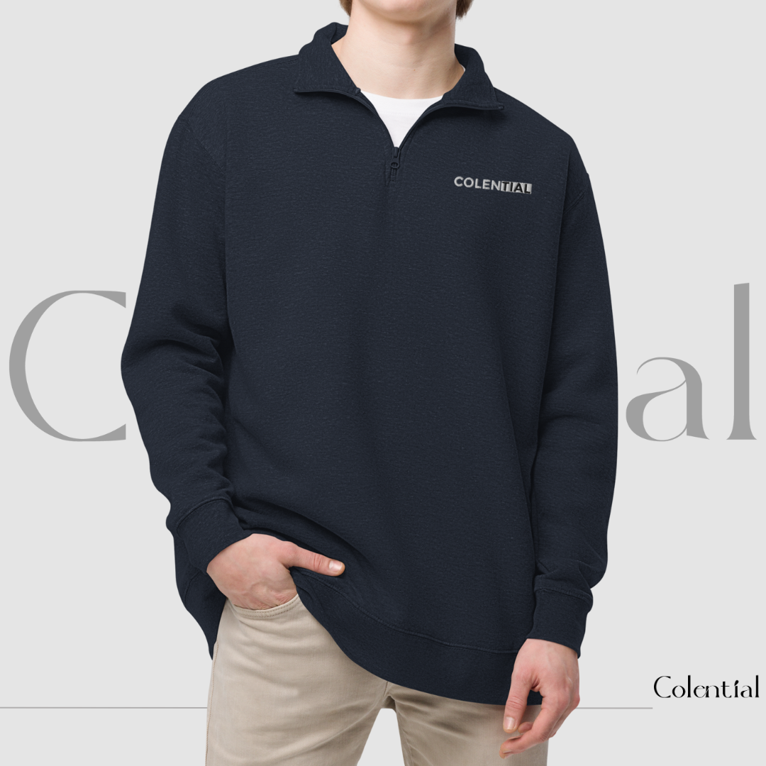 Colential Embroidered Fleece Pullover - SM011