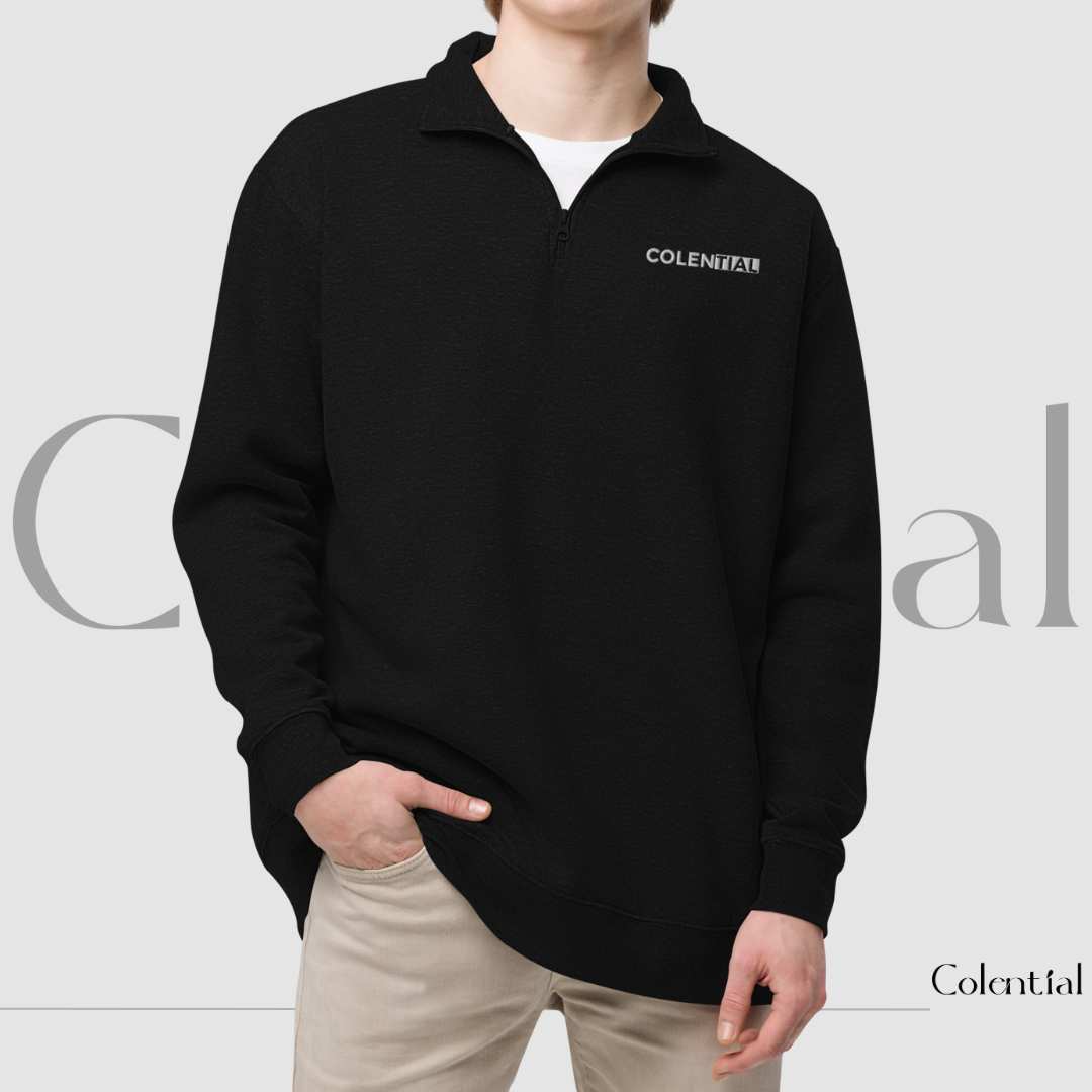 Colential Embroidered Fleece Pullover - SM012