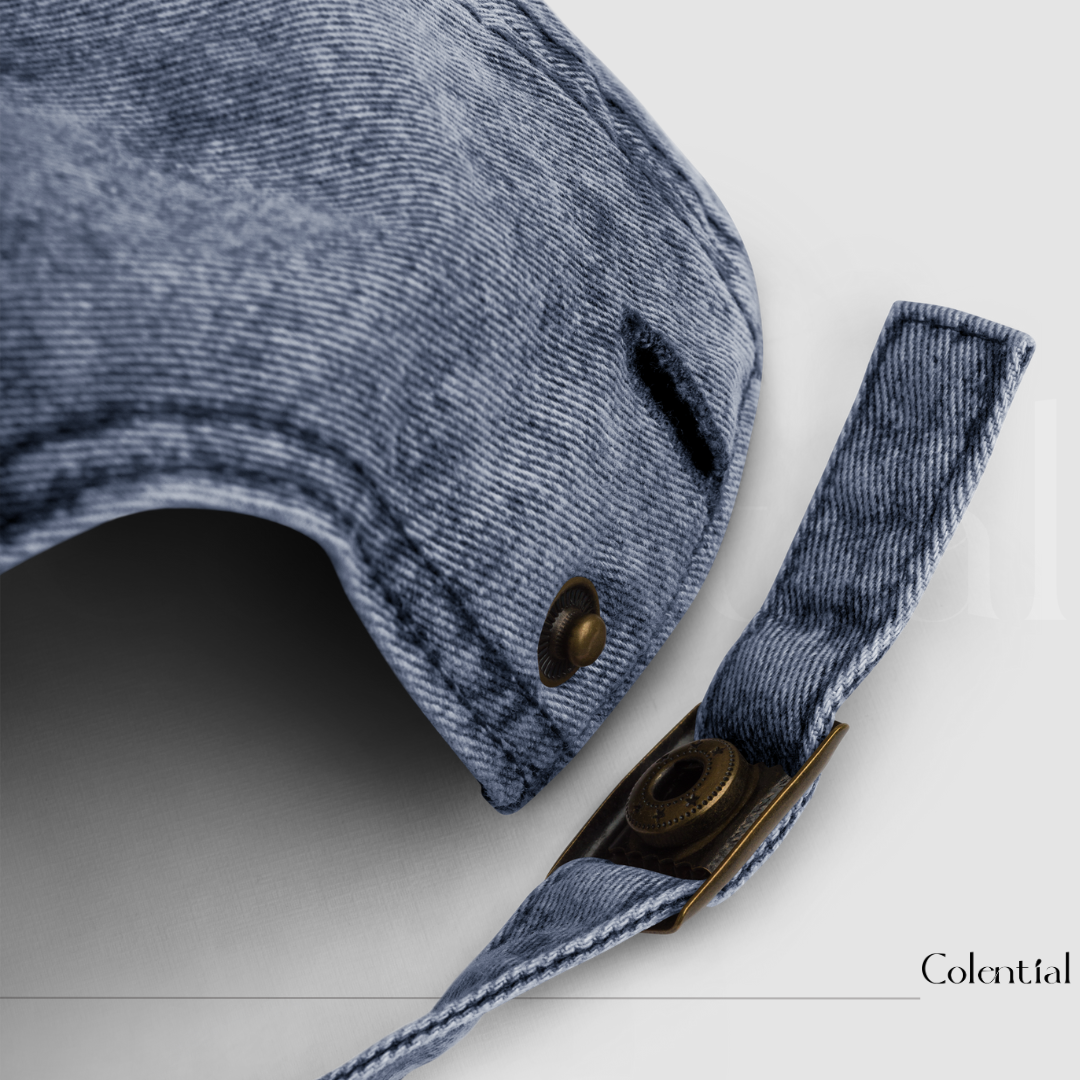 Colential Vintage Embroidered Cotton Twill Cap - CW811