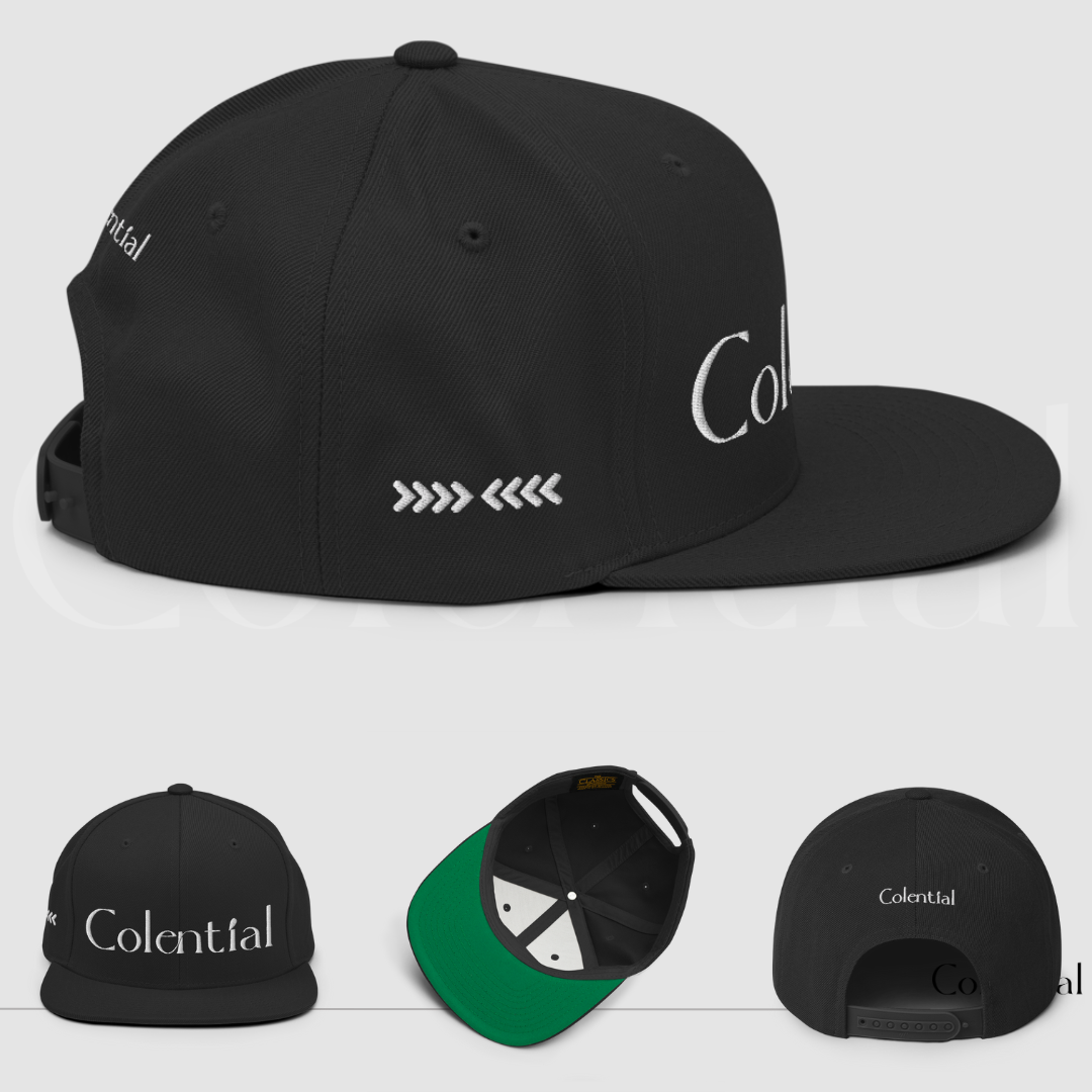 Colential Embroidered Uni-Sex Snapback Hat - CW802