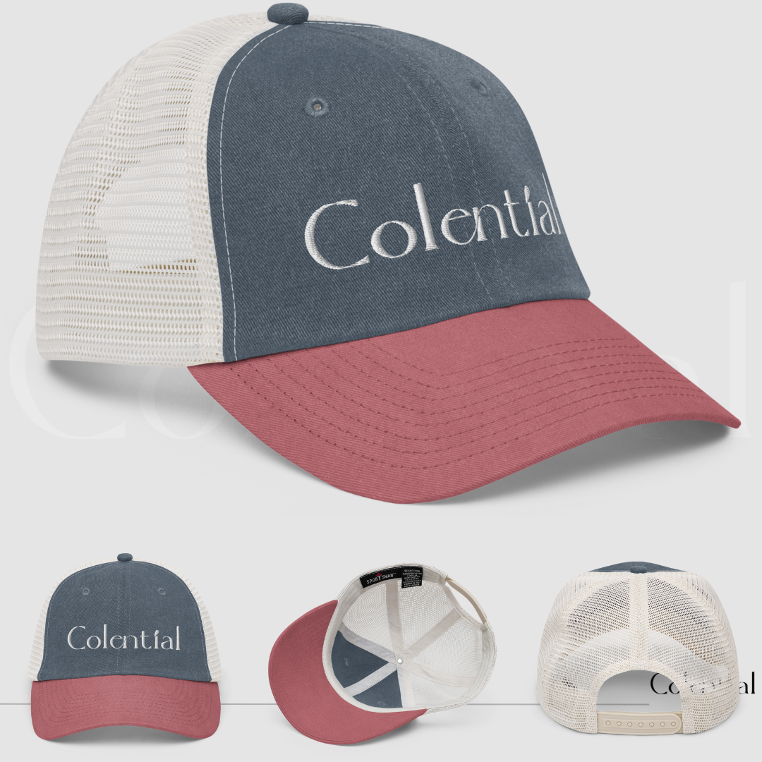 Colential Embroidered Uni-Sex Pigment-dyed Sportsman cap - CW804