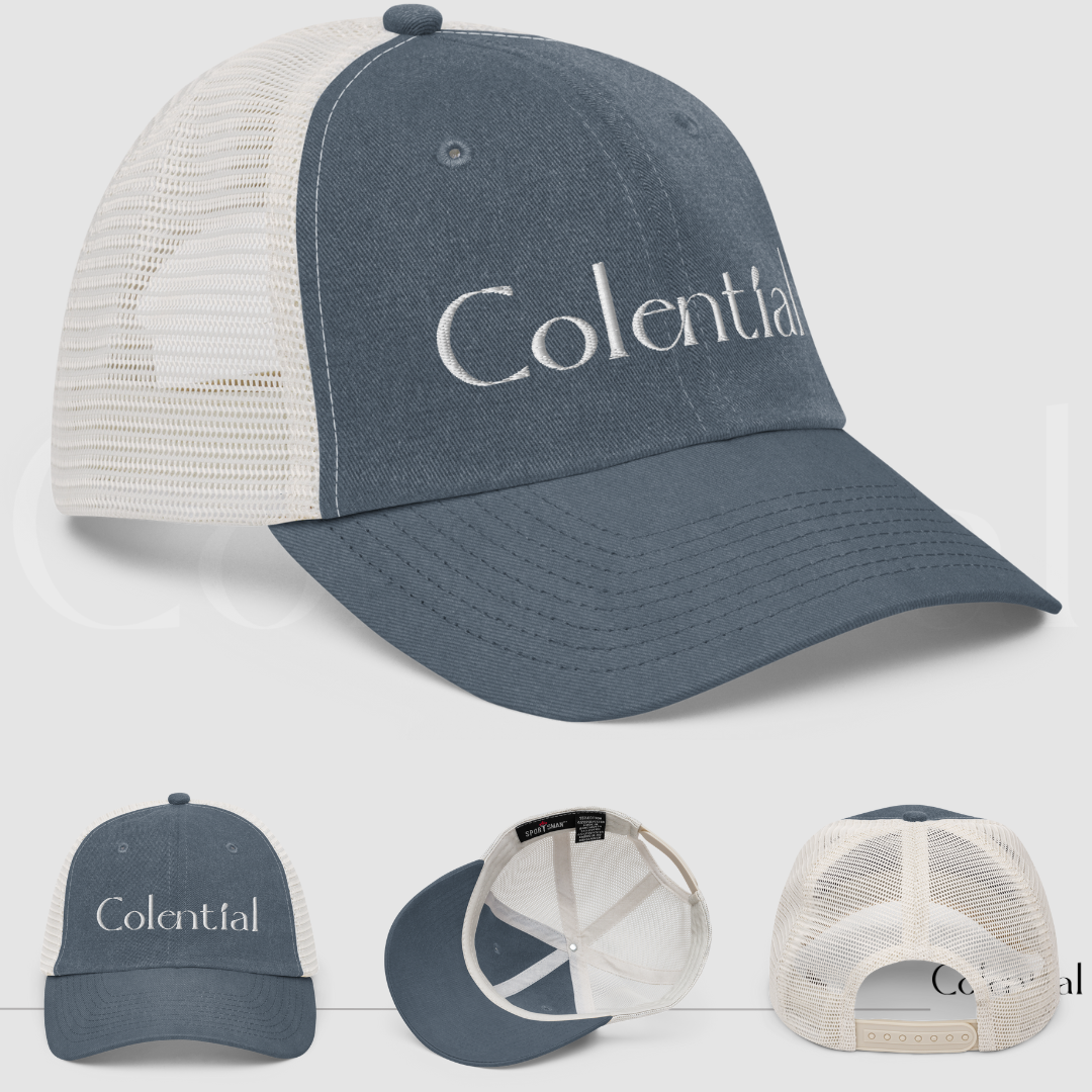 Colential Embroidered Uni-Sex Pigment-dyed Sportsman cap - CW804