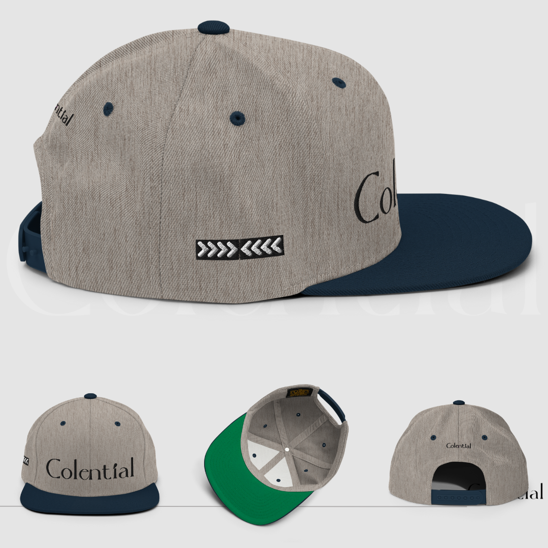 Colential Embroidered Uni-Sex Snapback Hat - CW803