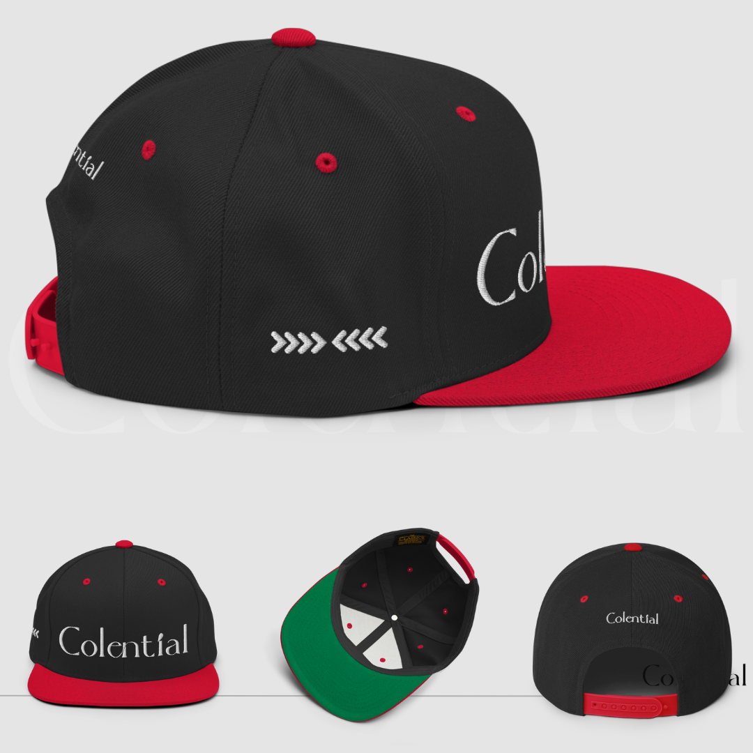 Colential Embroidered Uni-Sex Snapback Hat - CW802