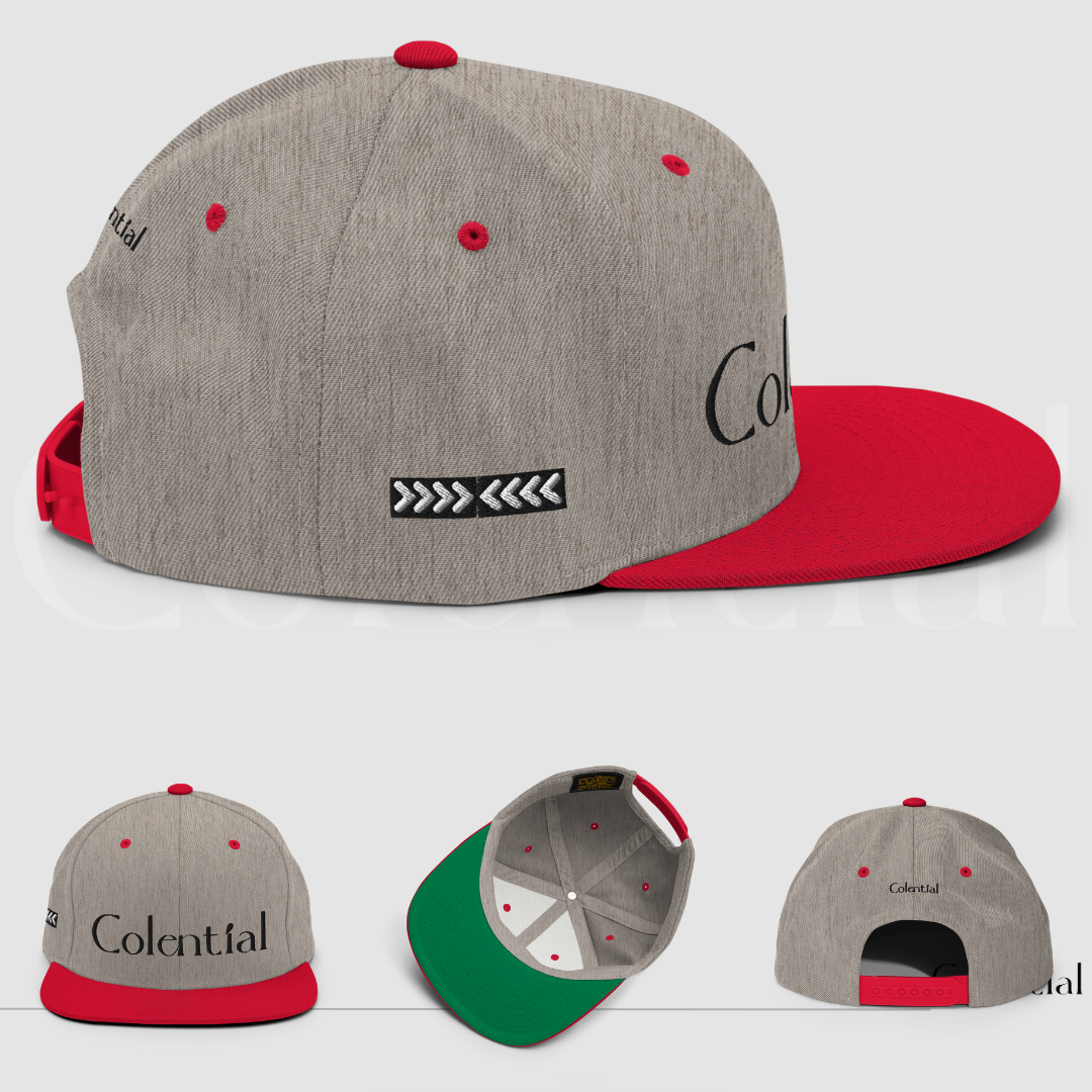 Colential Embroidered Uni-Sex Snapback Hat - CW803