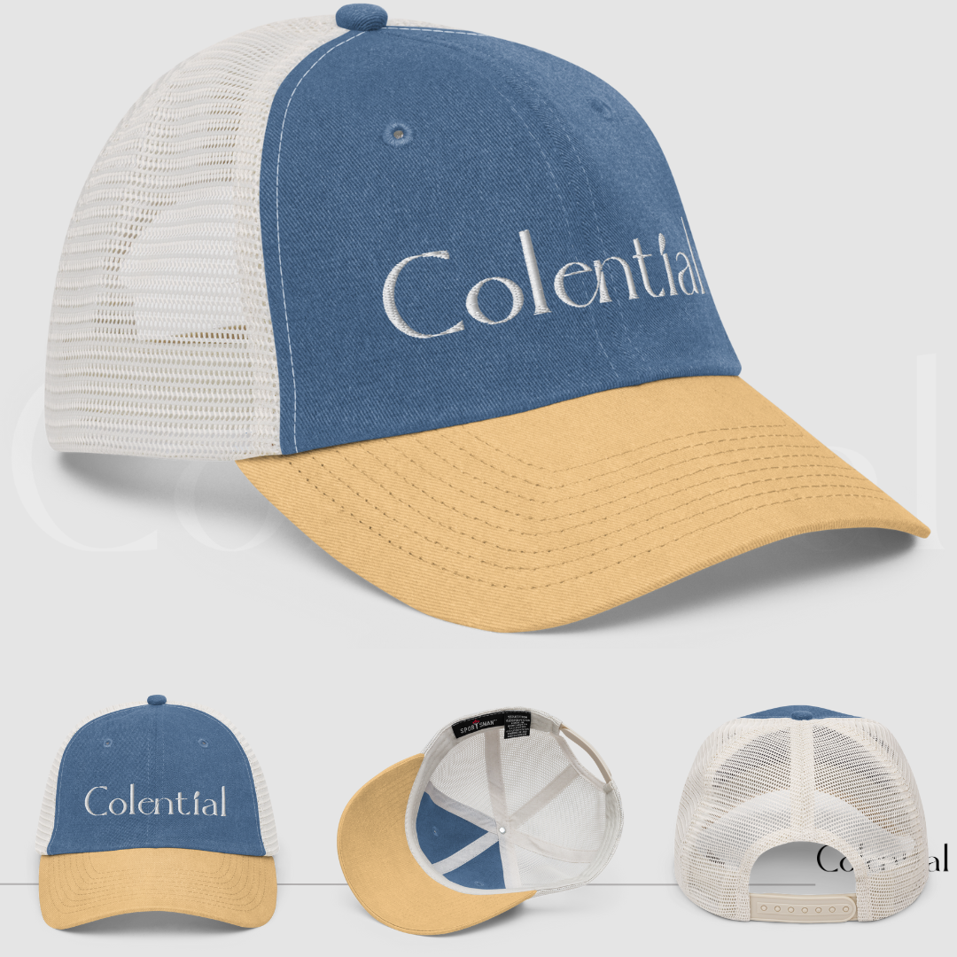 Colential Embroidered Uni-Sex Pigment-dyed Sportsman cap - CW804