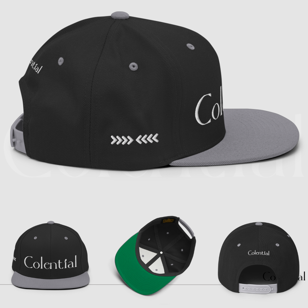 Colential Embroidered Uni-Sex Snapback Hat - CW802