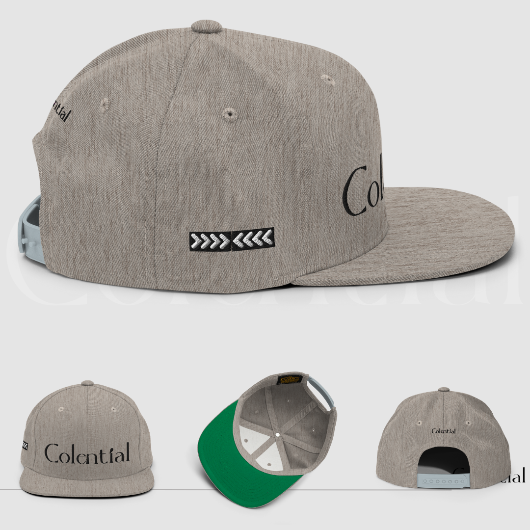 Colential Embroidered Uni-Sex Snapback Hat - CW803