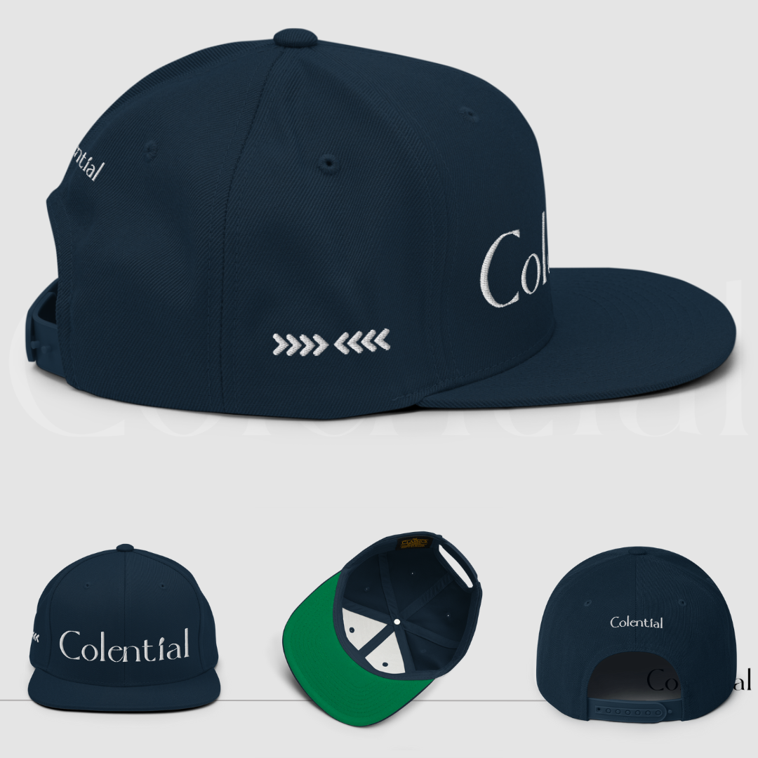 Colential Embroidered Uni-Sex Snapback Hat - CW802