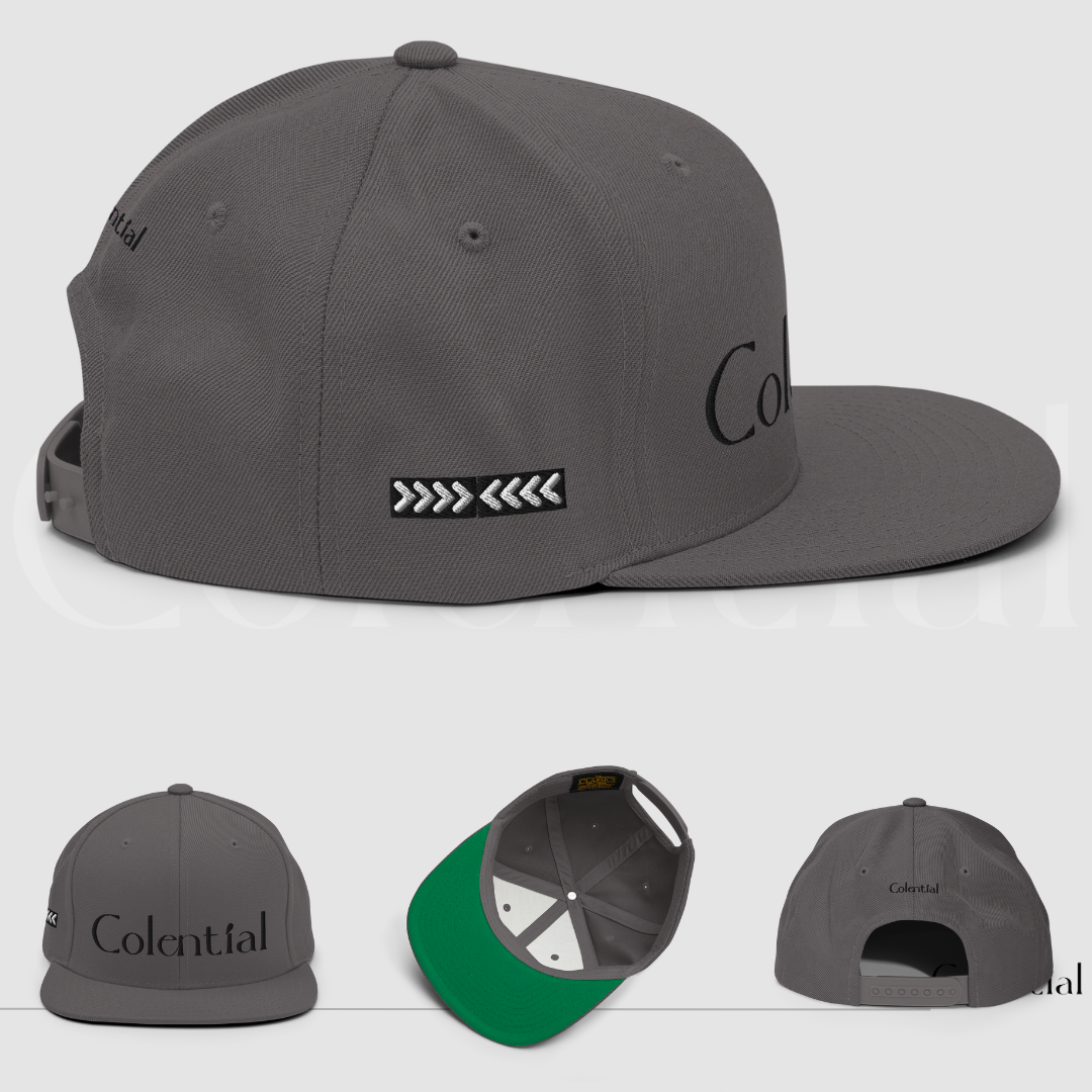 Colential Embroidered Uni-Sex Snapback Hat - CW803