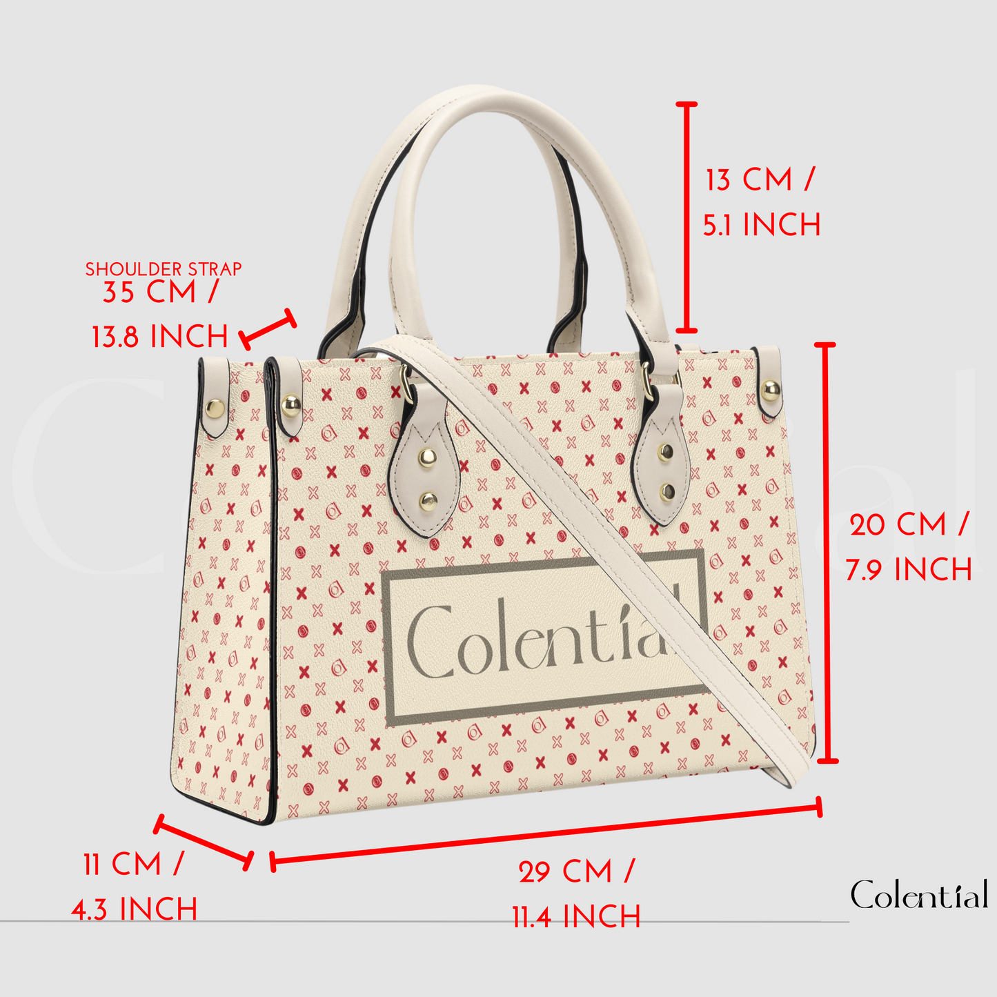 Colential Luxury Women Shoulder Stripe handbag - WB001