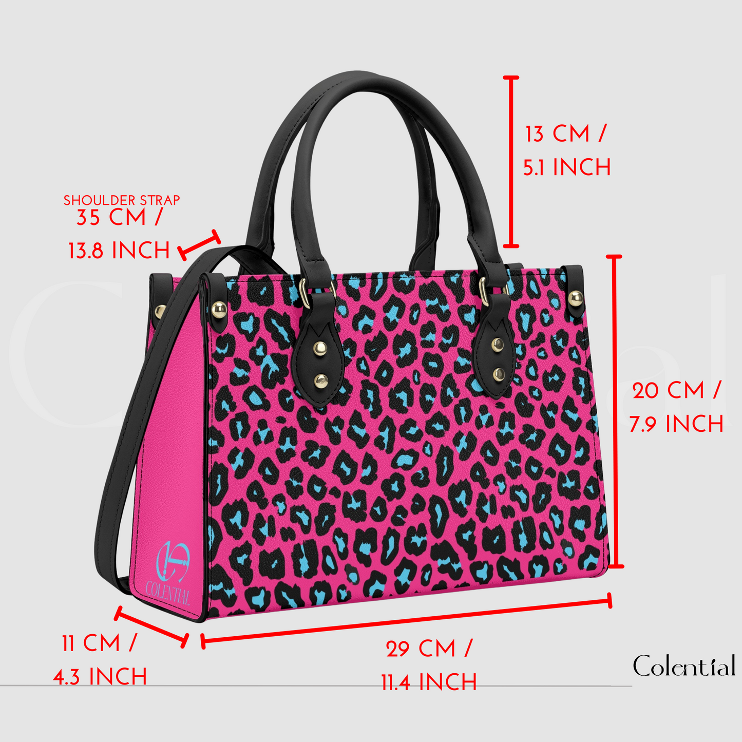 Colential Luxury Women Shoulder Stripe handbag - WB007