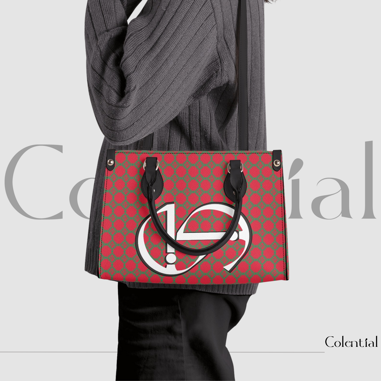 Colential Luxury Women Shoulder Stripe handbag - WB010