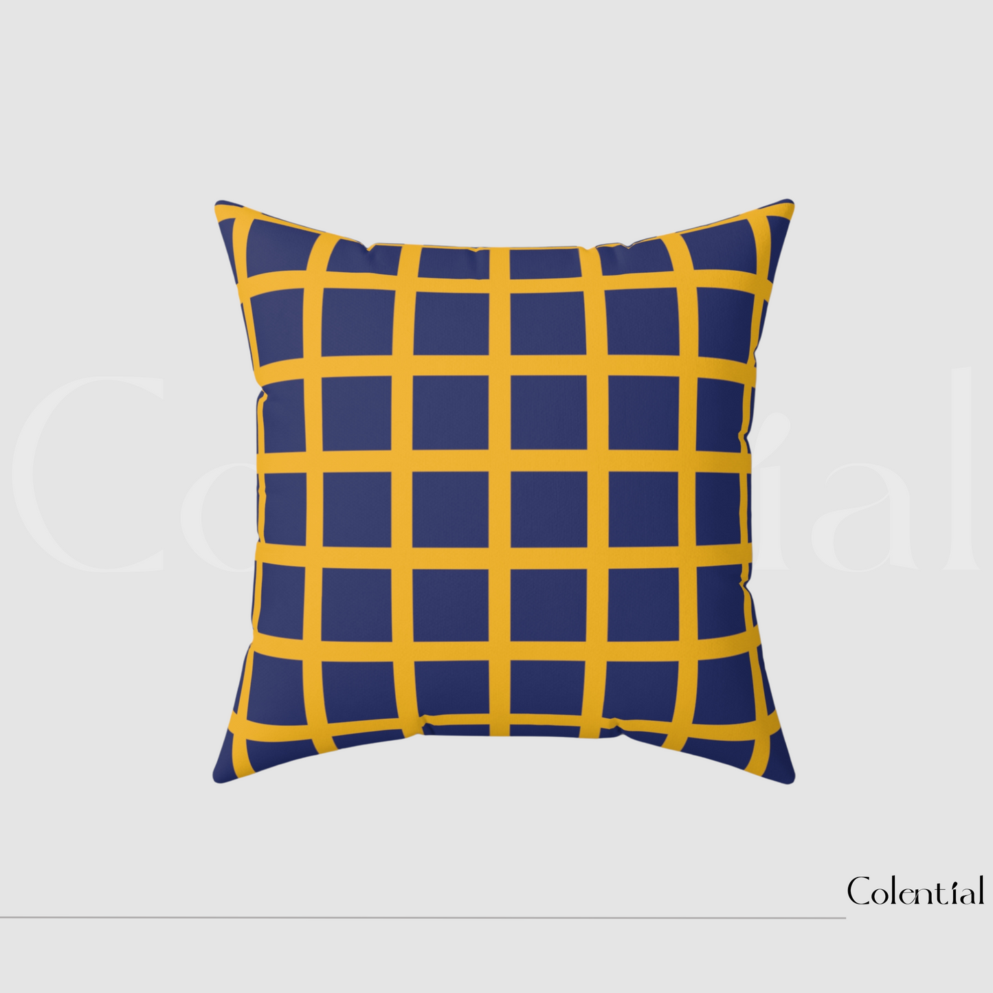 Colential Spun Polyester Square Pillow - HP013