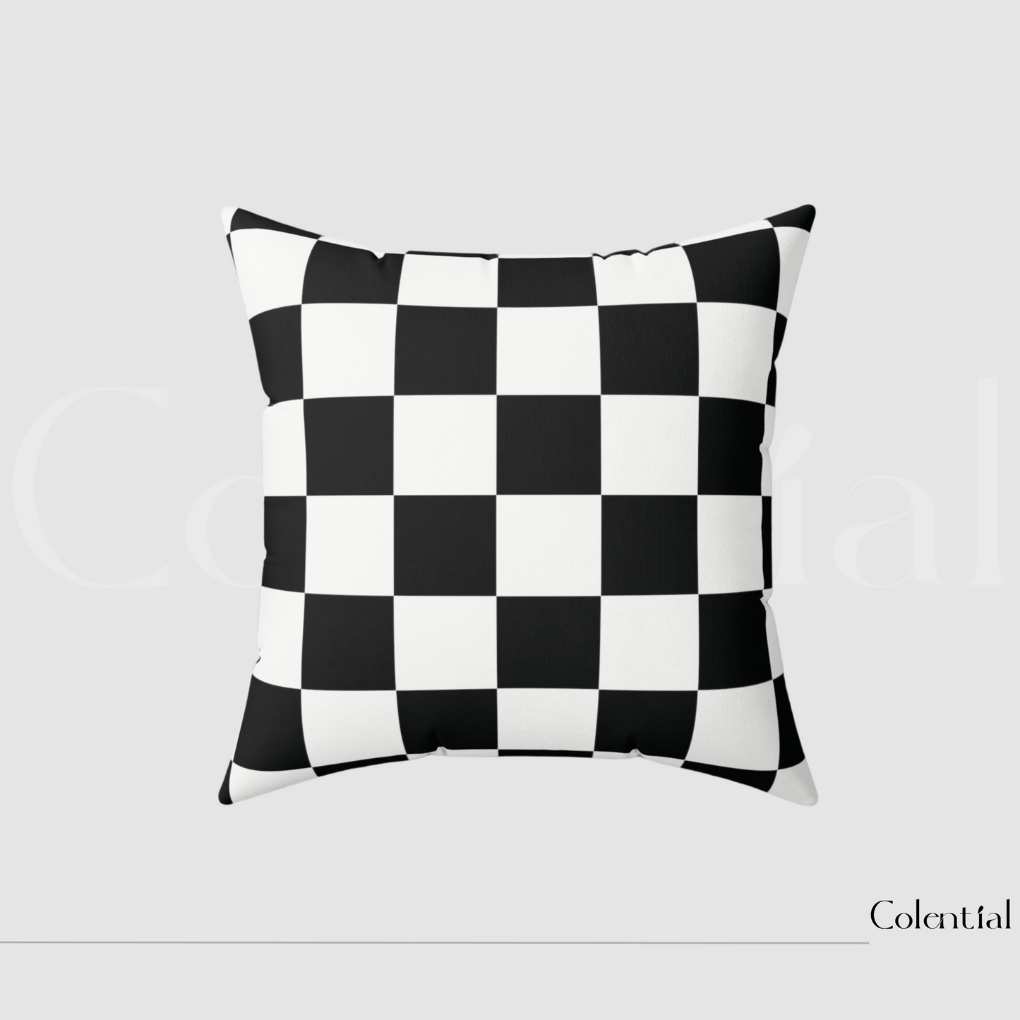 Colential Spun Polyester Square Pillow - HP014